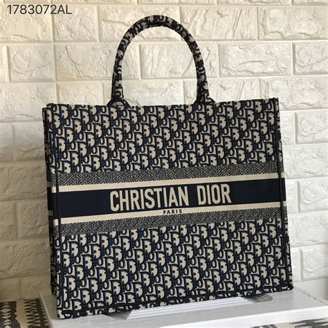 original christian dior tote bag|christian dior canvas bag price.